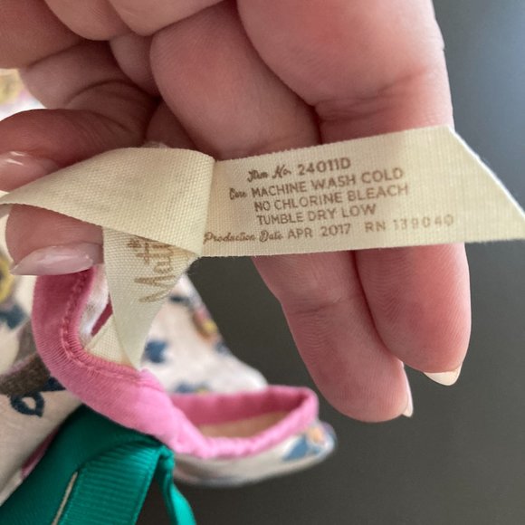 Matilda Jane Size 4 Dress Enchanted Evening Cream Rose Floral, Long Sleeves - Picture 6 of 6